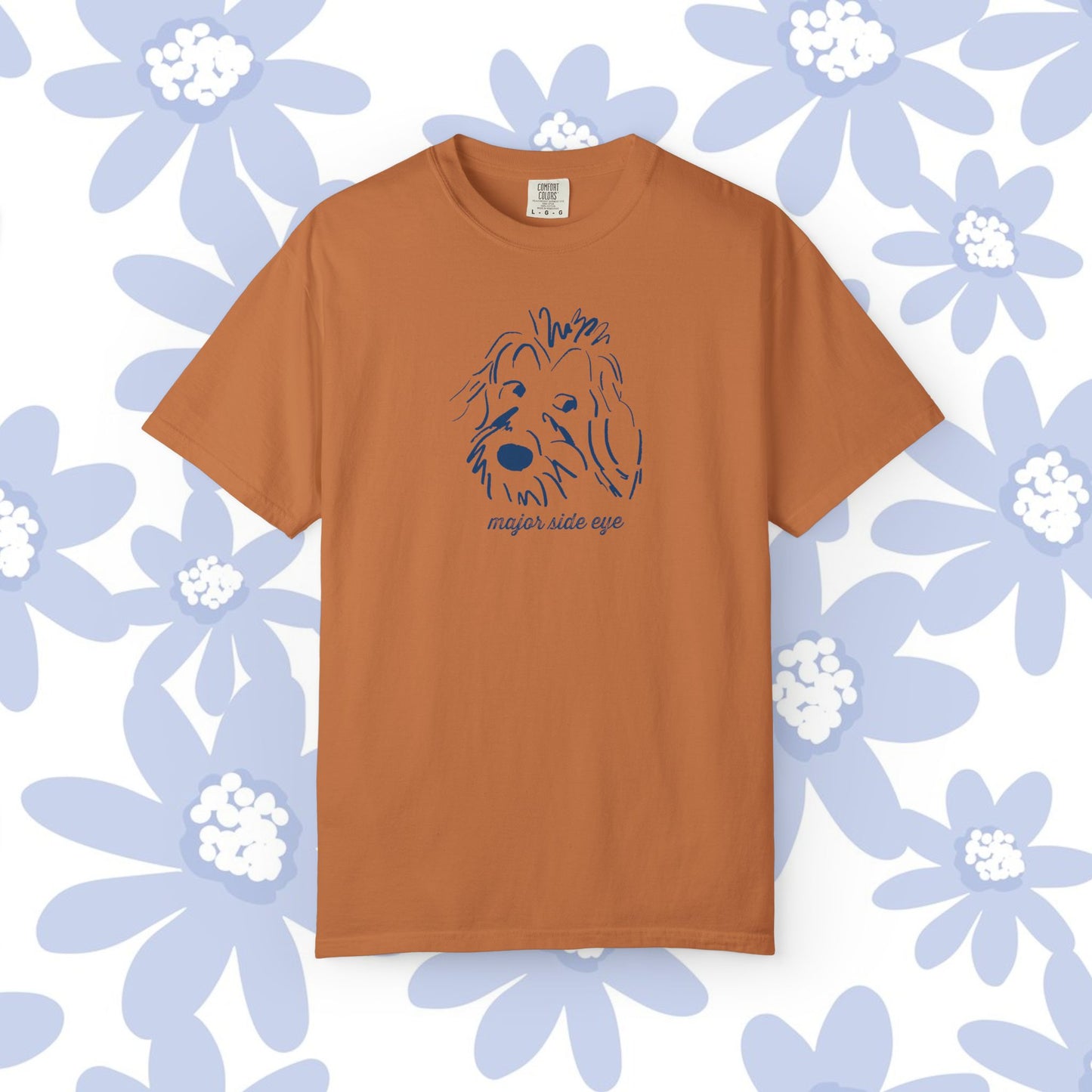 Major Side Eye Dog T-shirt, Funny Pet Lover Shirt, Unisex Gift for Dog Owners, Cute Animal Tee, Casual Everyday Wear