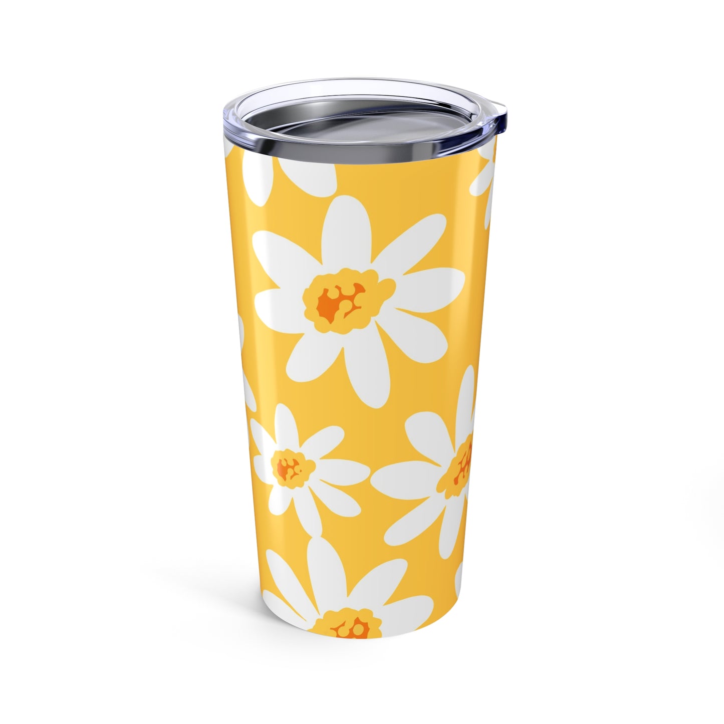 Sunshine Daisy Tumbler 20oz | Floral Drinkware | Summer Vibes | Perfect Gift | Travel Mug | Eco-Friendly | Birthday Gift | Party Favor
