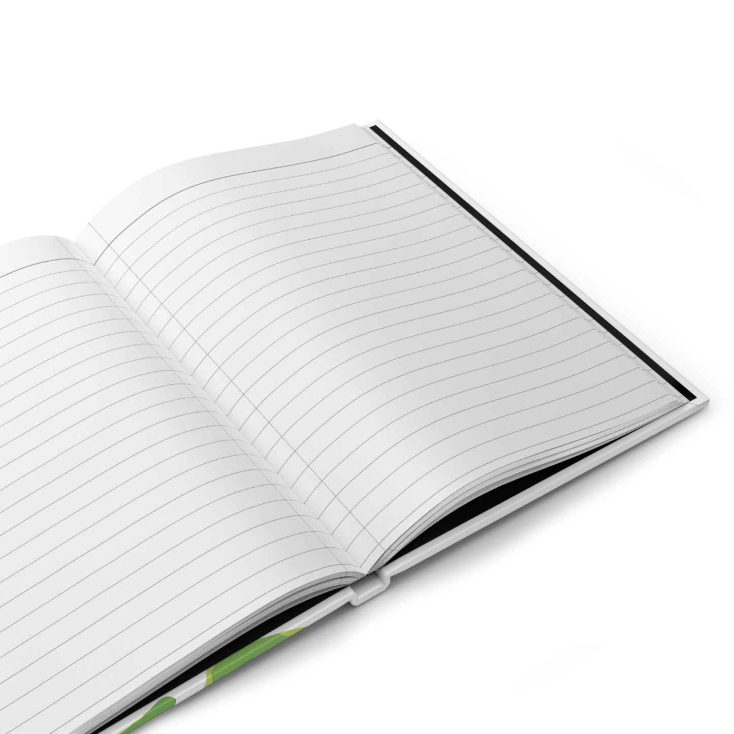 Floral Tennis Journal — "Just Play Your Game and Bloom" Hardcover Notebook