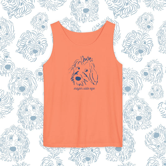 Tank Top Major Side Eye Did you know that Dogs are the only animal besides humans that whites in their eyes This needs to be celebrated! Dog lover gift.