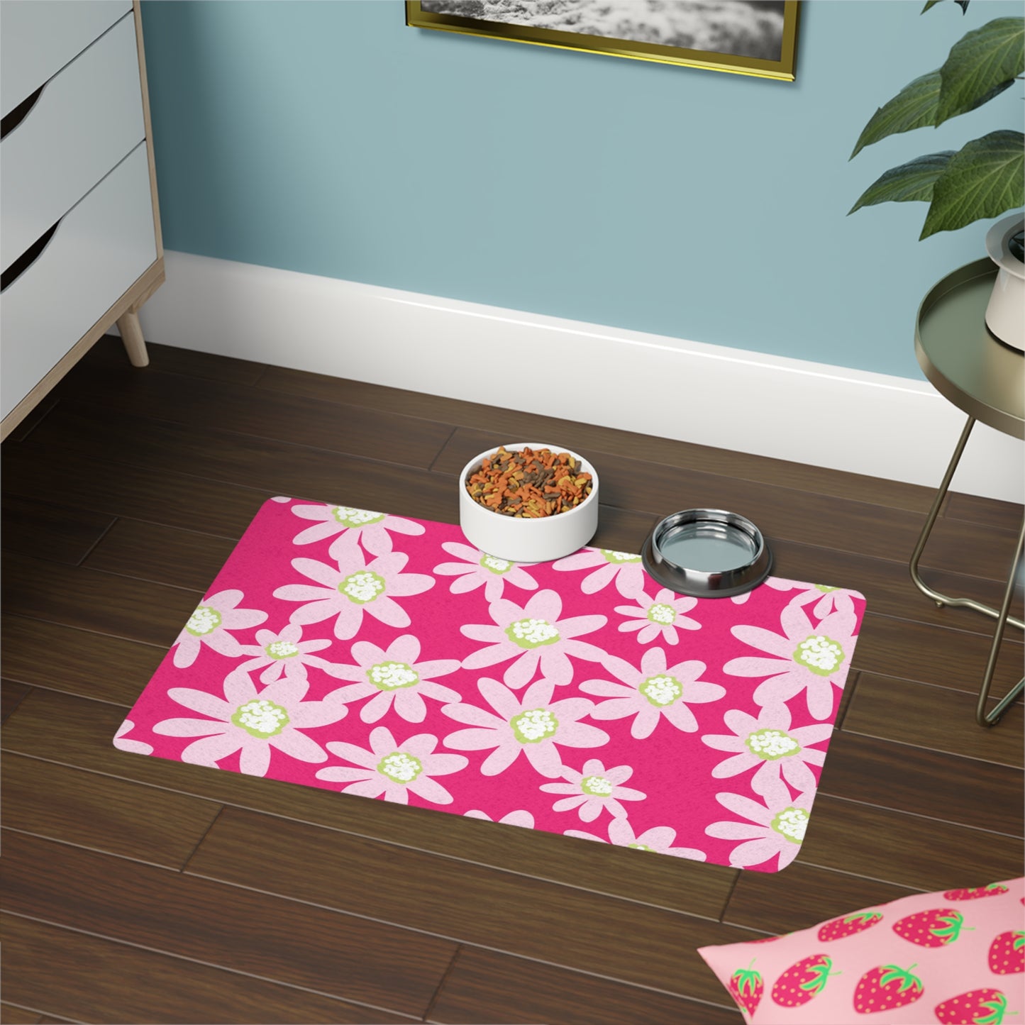 Pet Food Mat - Floral & Classic Design for Stylish Pet Dining, Non-Slip Feeding Mat, Dog & Cat Food Bowl Mat, Home Decor for Pet [...]