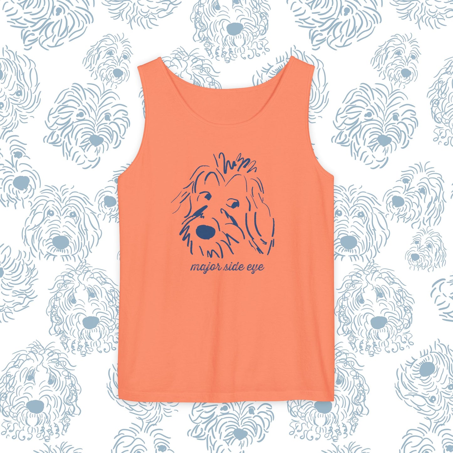 Tank Top Major Side Eye Did you know that Dogs are the only animal besides humans that whites in their eyes This needs to be celebrated! Dog lover gift.