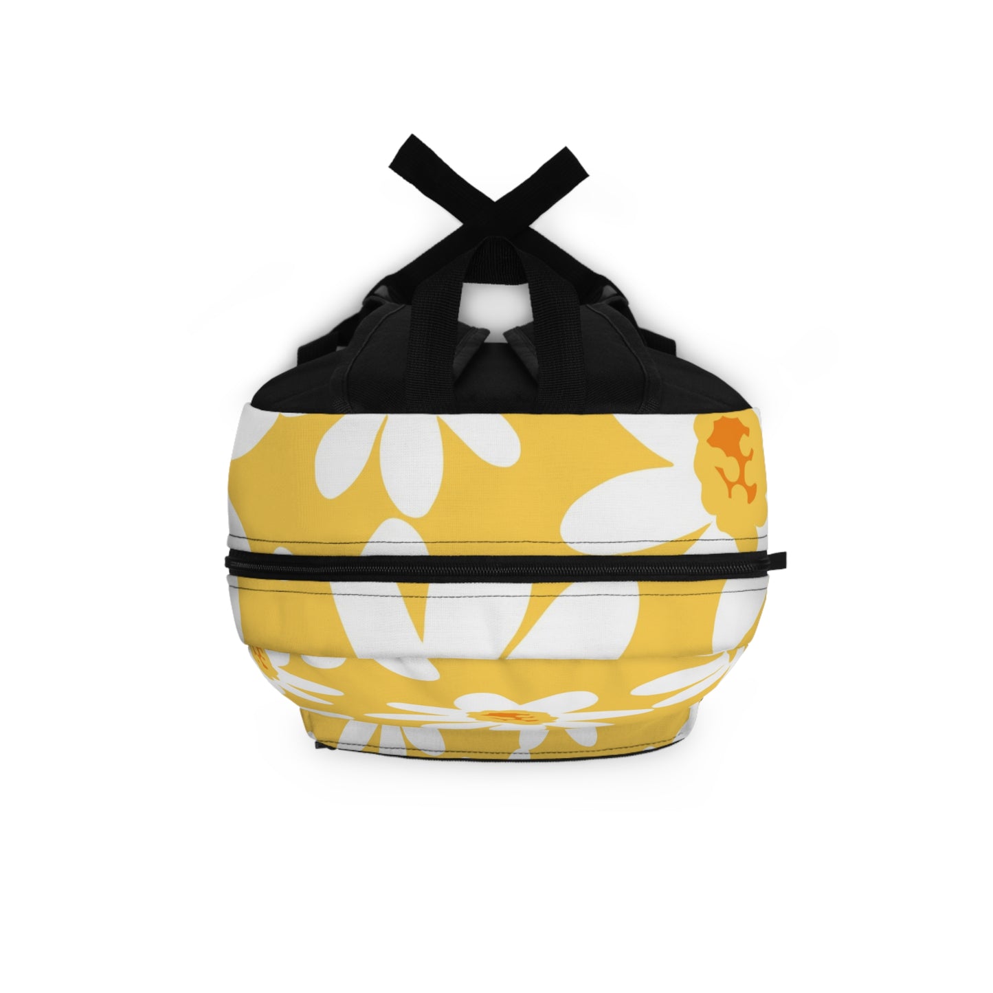 Sunny Daisy Backpack, Floral School Bag, Yellow Backpack for Girls, Summer Travel Bag, Gift for Hikers, Eco-Friendly Tote