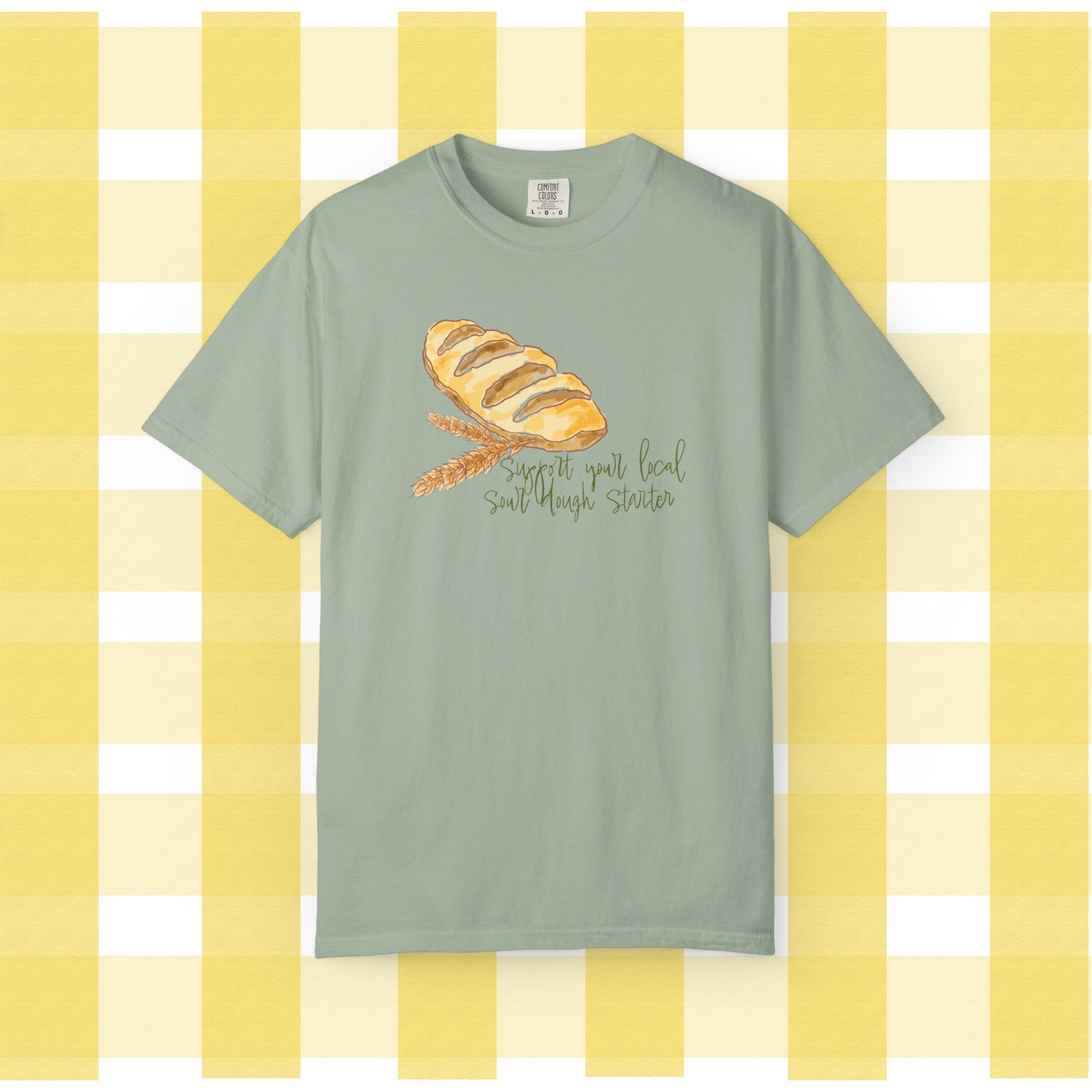 Bread Lover T‑Shirt – “Forget the Past, Eat More Bread” Bakery Graphic Tee