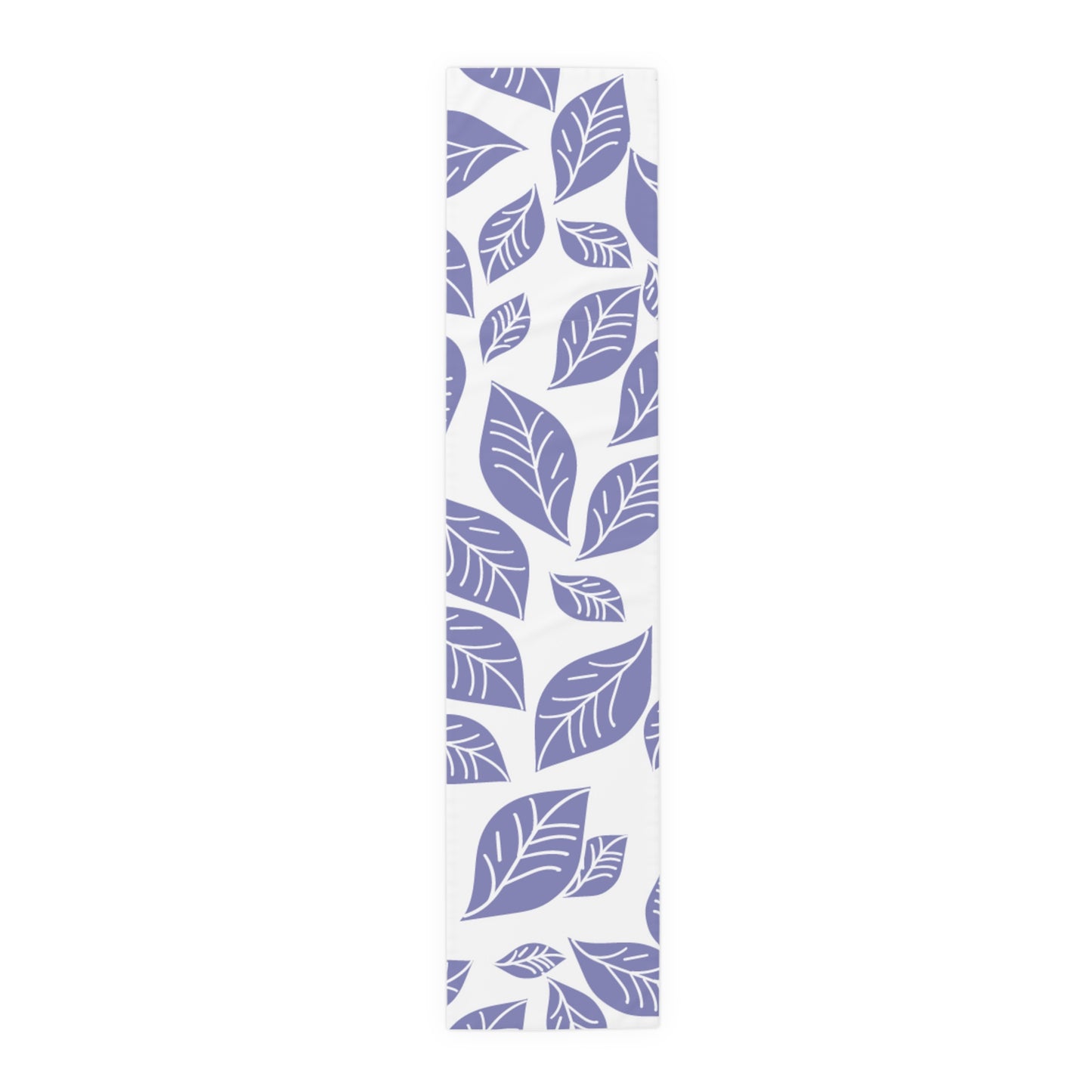 Elegant Lavender Leaf Table Runner | Cotton Poly Decor for Home, Dining, Events, Spring, Seasonal Celebrations, Wedding