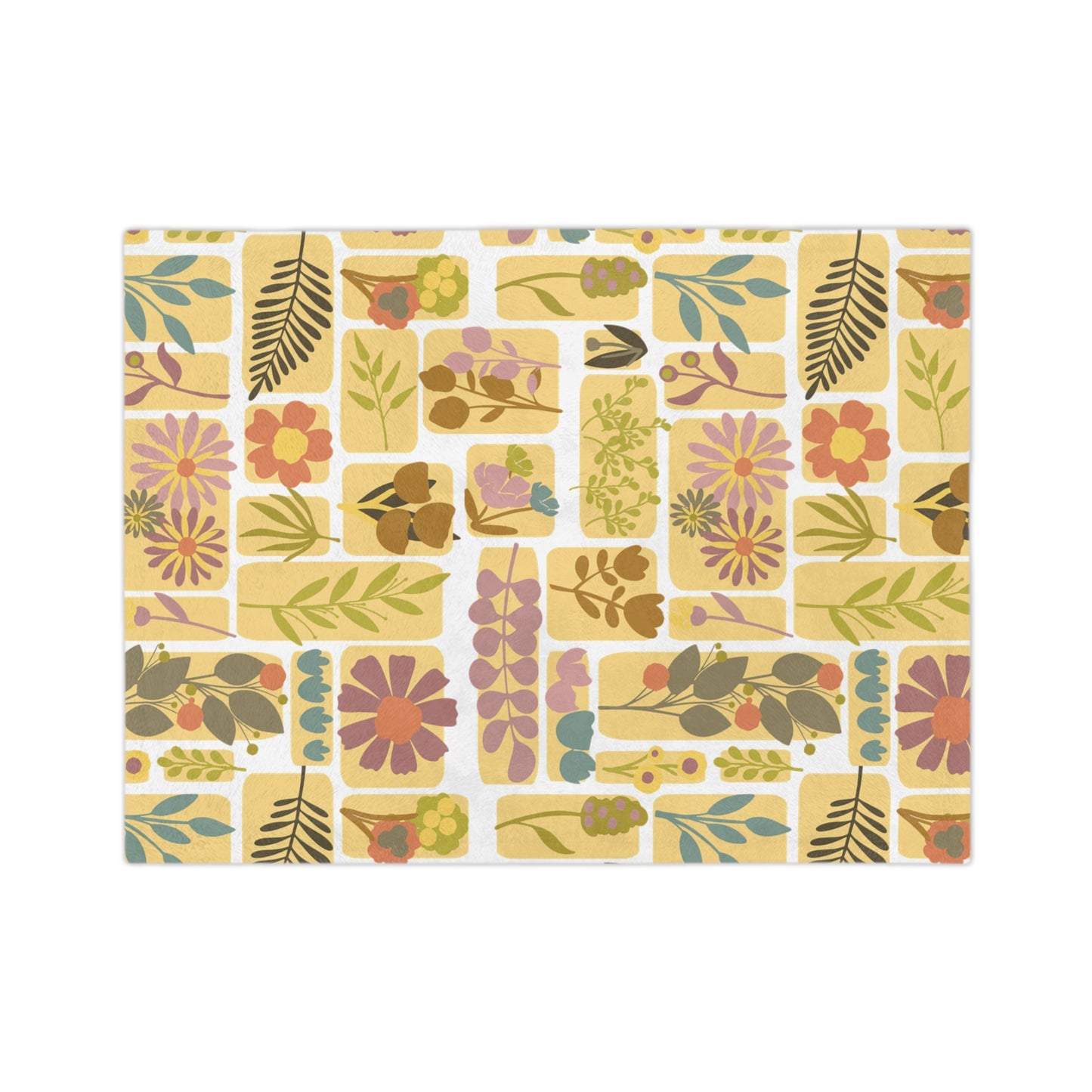 Cozy Floral Velveteen Microfiber Blanket for Home Décor, Gift for Him/Her, Perfect for Fall/Winter, Soft Throw for Relaxation, [...]