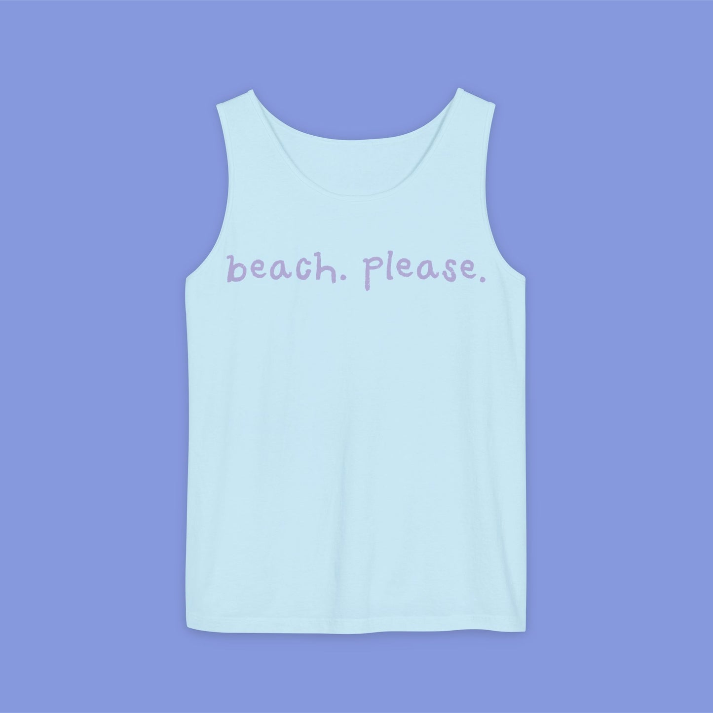 Tank Top - Beach Please Double Entendre Design