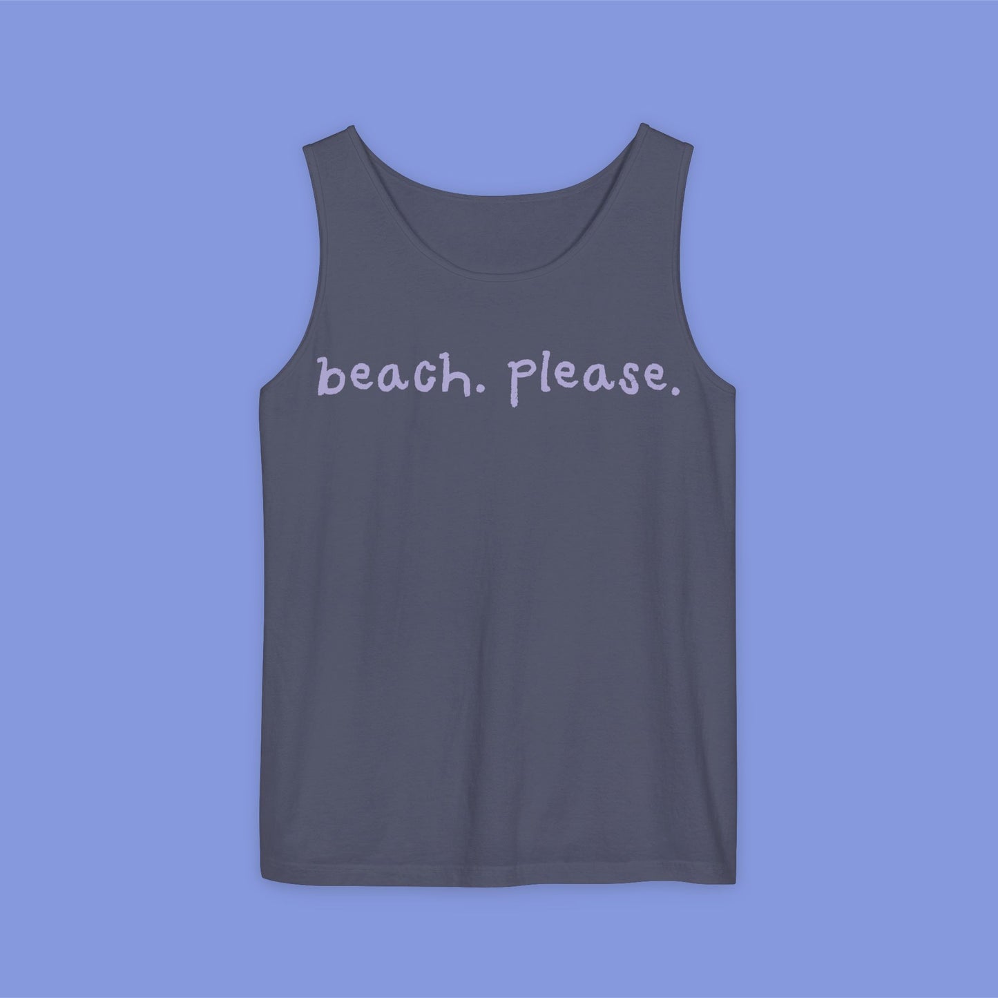 Tank Top - Beach Please Double Entendre Design
