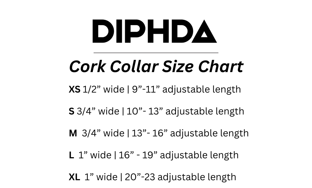 Honey Yellow Cork Leather Collar