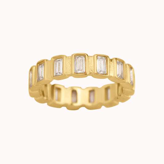 Daphne Baguette Tennis Ring