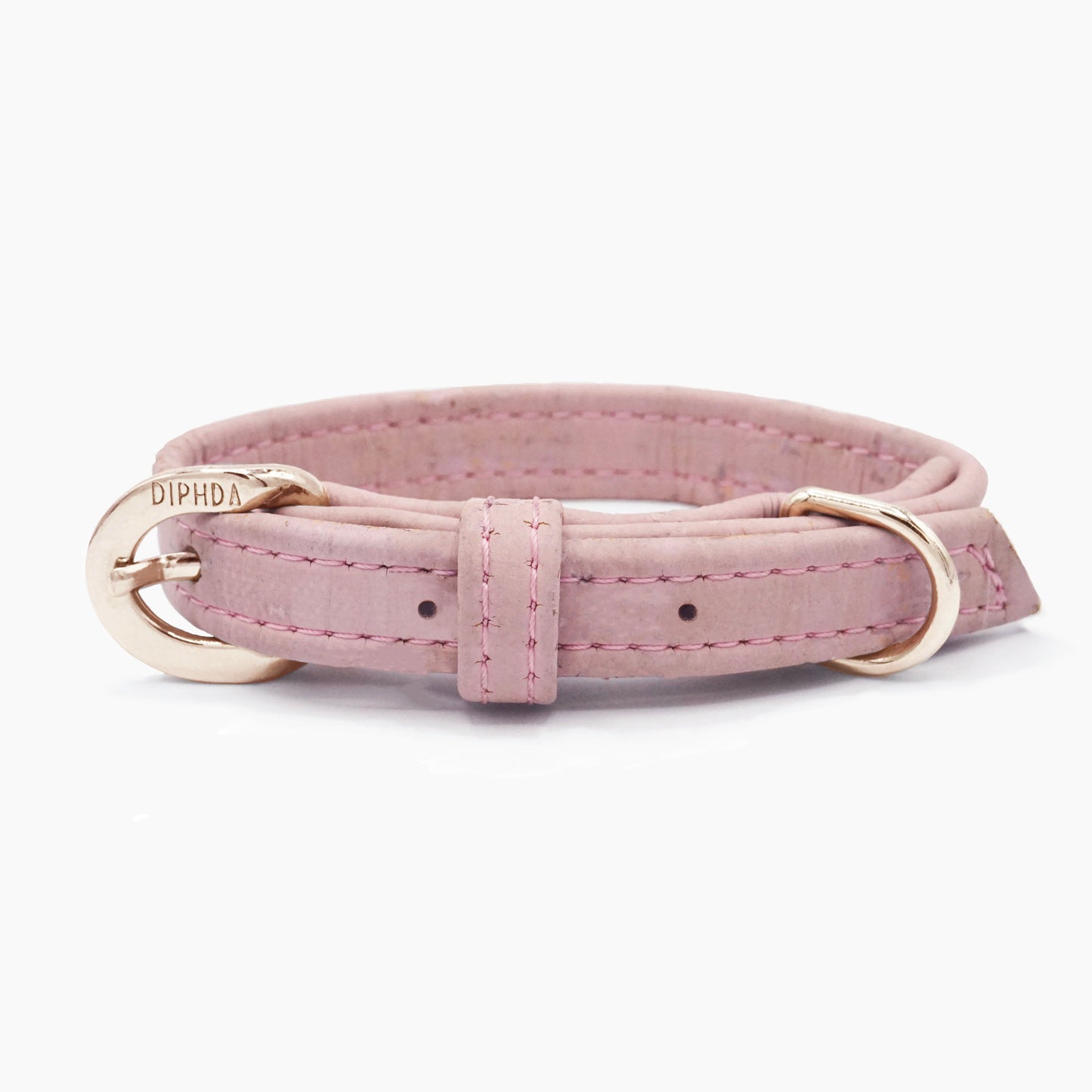 Love Pink Cork Leather Collar