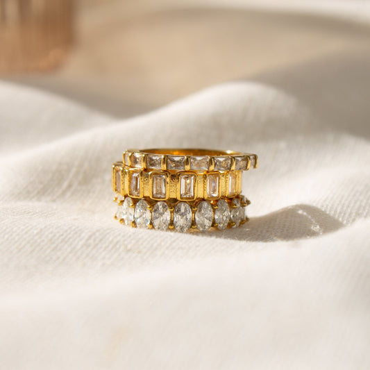 Diana Baguette Ring