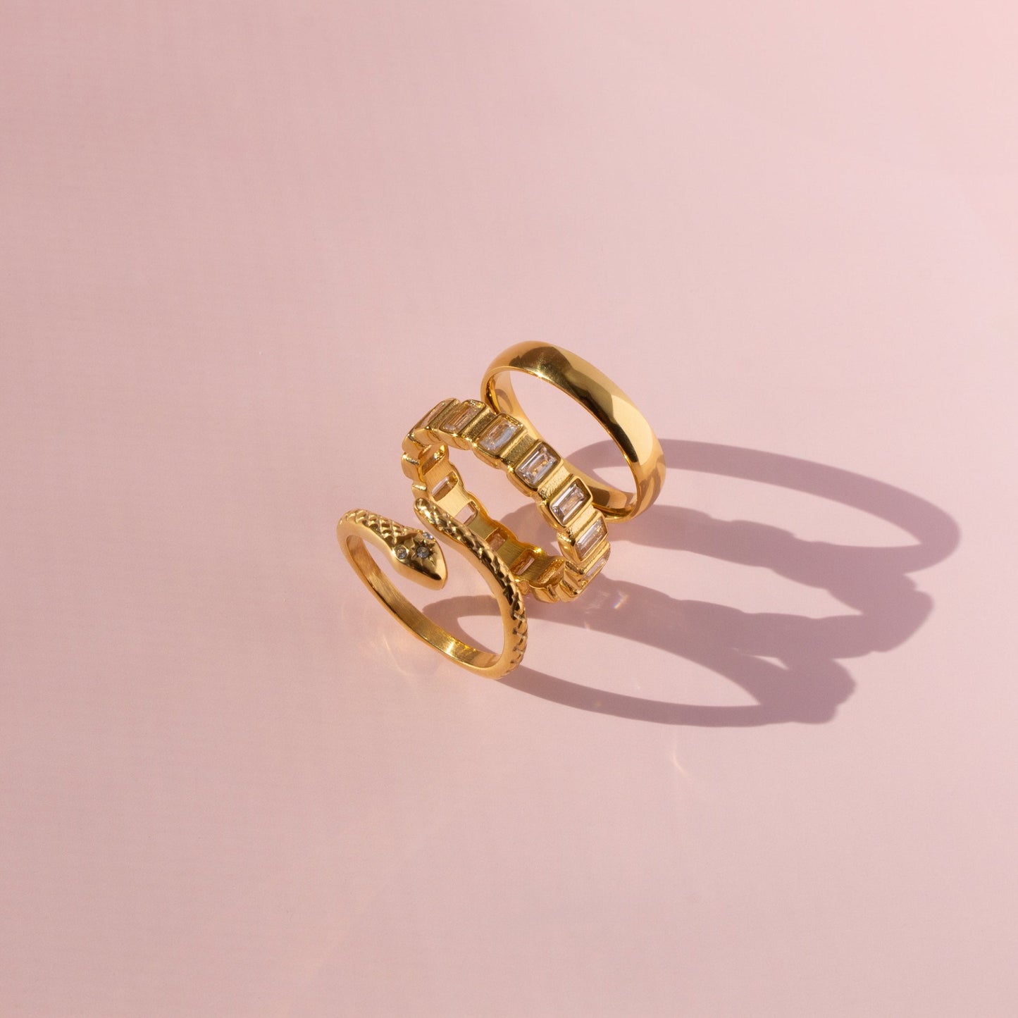 Daphne Baguette Tennis Ring