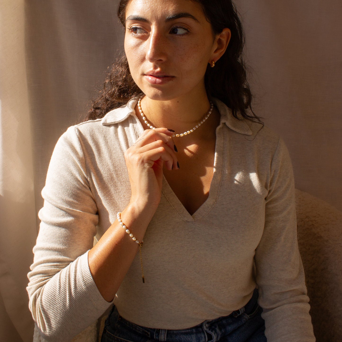 Isadora Pearl Bracelet